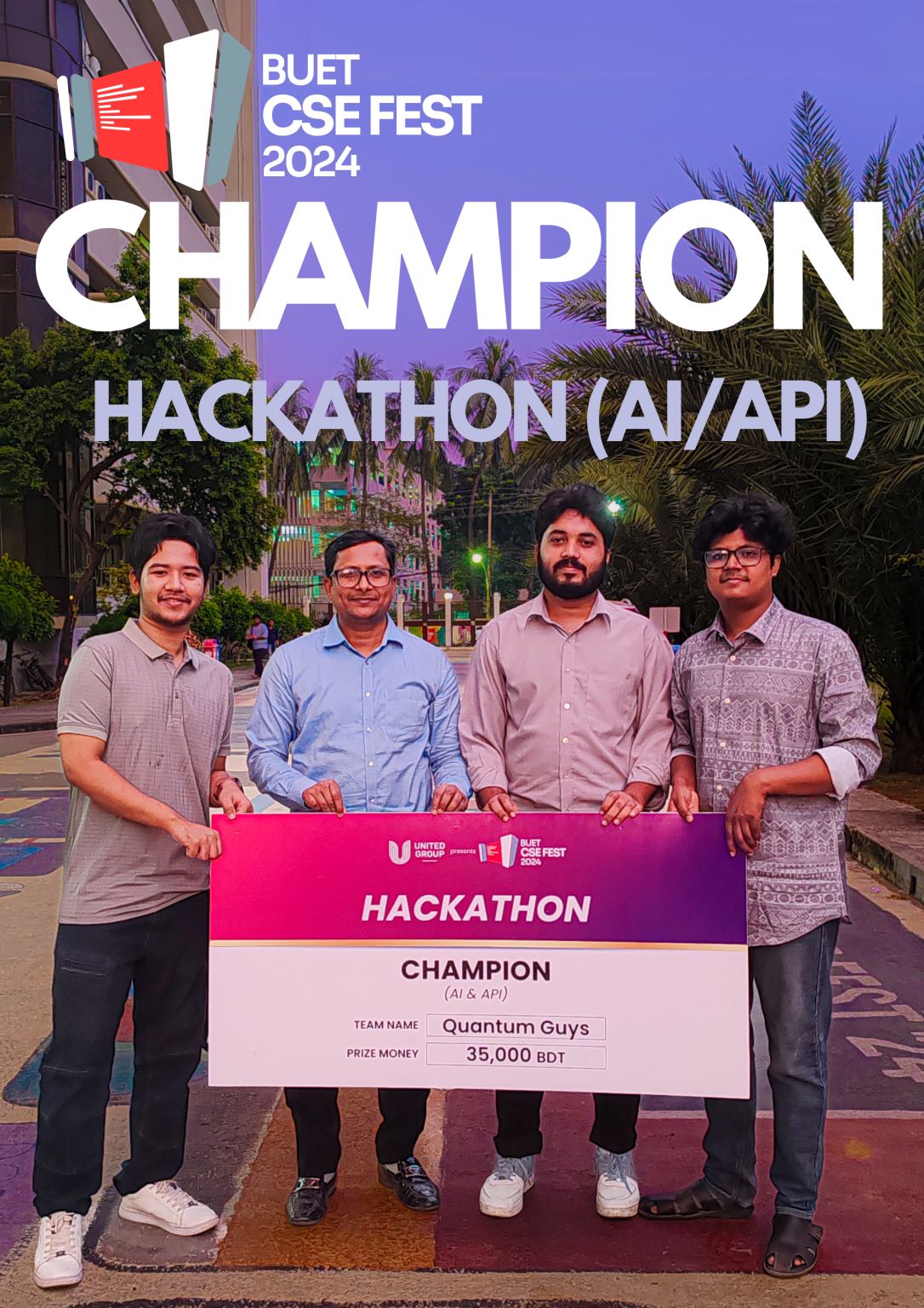 BUET CSE Fest Hackathon 2024 - Certificate